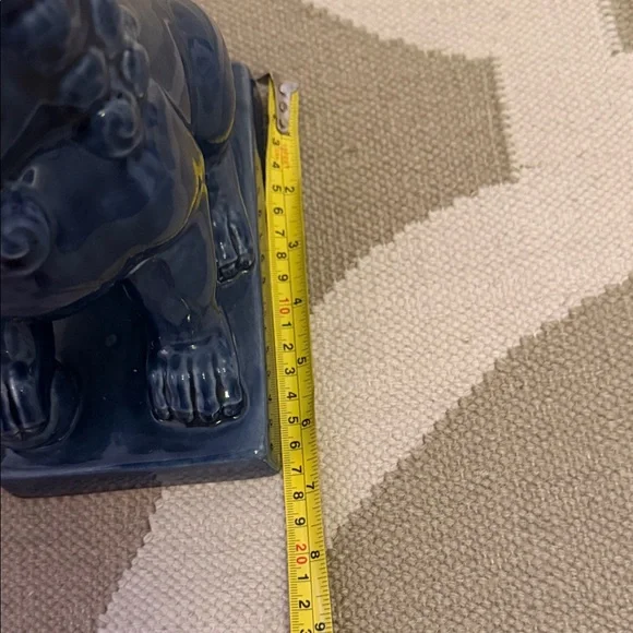Threshold  Blue Foo Dog Statues - Picture 6 of 6